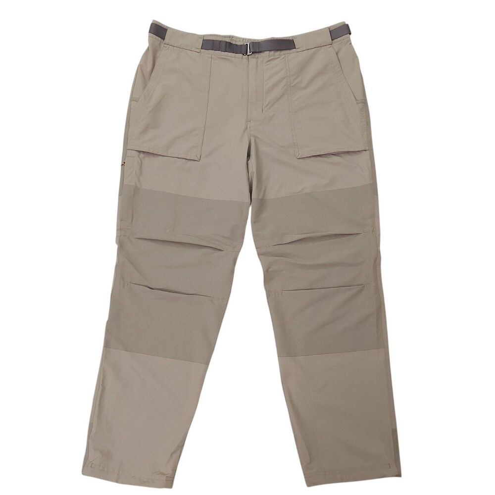 Rei-Co-op Pants Mens 40x30 Beige Screeline Technical Durable Outdoor Hiking